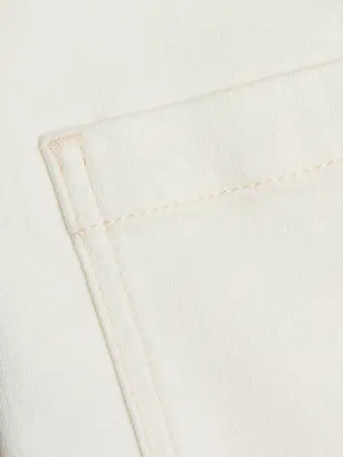 Ramy Brook Women's Cindy Button-Fly Denim Shorts - White - Size 31 | Thumbnail 7