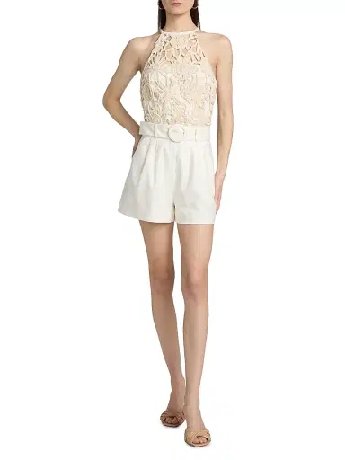 Ramy Brook Women's Aubree Textured Romper - | Thumbnail 2