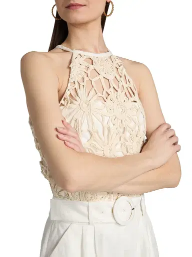 Ramy Brook Women's Aubree Textured Romper - | Thumbnail 6