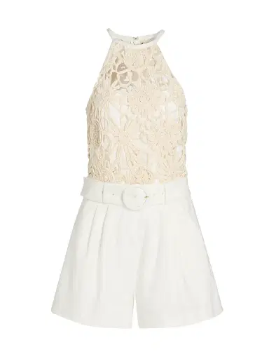 Ramy Brook Women's Aubree Textured Romper - | Thumbnail 1