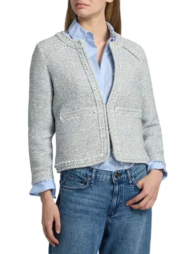 rag & bone Women's Clarice Tweed Jacket | Thumbnail 3 rag & bone Women's Clarice Tweed Jacket | Thumbnail 3