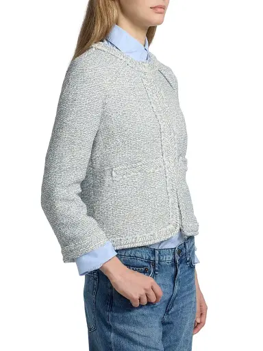 rag & bone Women's Clarice Tweed Jacket | Thumbnail 4 rag & bone Women's Clarice Tweed Jacket | Thumbnail 4