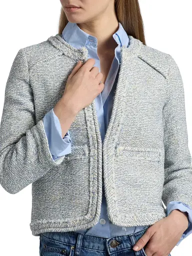 rag & bone Women's Clarice Tweed Jacket | Thumbnail 6 rag & bone Women's Clarice Tweed Jacket | Thumbnail 6