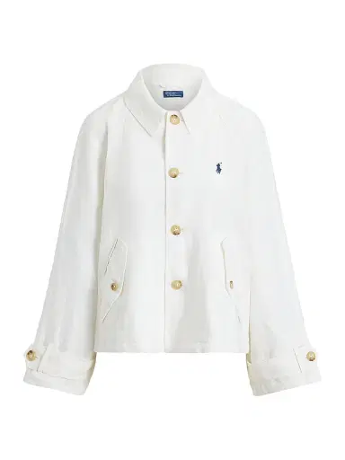 Polo Ralph Lauren Women's Linen Windbreaker Jacket - Nevis - Size XL | Thumbnail 1 Polo Ralph Lauren Women's Linen Windbreaker Jacket - Nevis - Size XL | Thumbnail 1