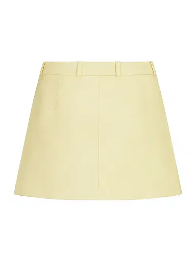 Frame Women's A-Line Leather Miniskirt | Thumbnail 3