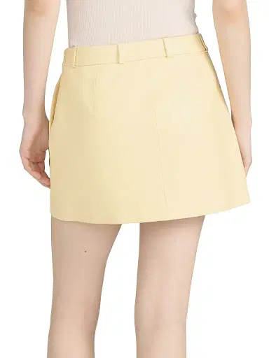 Frame Women's A-Line Leather Miniskirt | Thumbnail 6