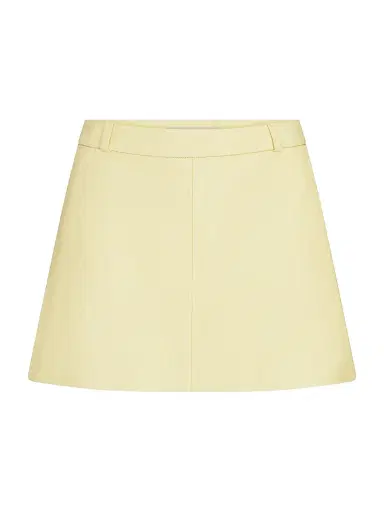 Frame Women's A-Line Leather Miniskirt | Thumbnail 1
