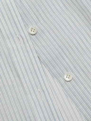Frame Women's The Boardwalk Stripe Shirt - Ocean Blue Multi | Thumbnail 7