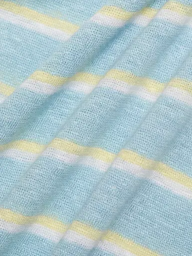 Frame Women's The Linen Baby T-Shirt - Chambray Blue Multi | Thumbnail 7 Frame Women's The Linen Baby T-Shirt - Chambray Blue Multi | Thumbnail 7
