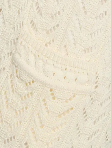 dh New York Women's Addy Cotton Midi-Skirt - Vanilla - Size Large | Thumbnail 7