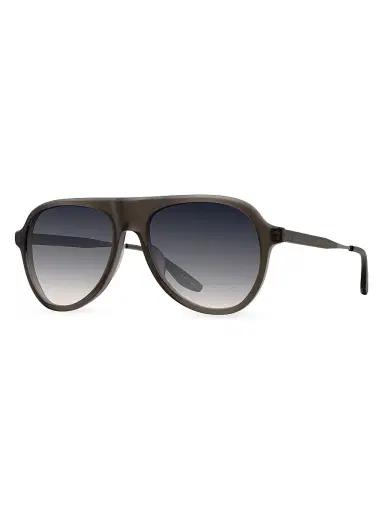 BARTON PERREIRA Men's Vedretta 55MM Aviator Sunglasses - Matte Dusk | Thumbnail 1