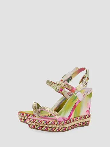 Christian Louboutin Women's Pyra Clou 110MM Sandals - Size 12 | Thumbnail 2
