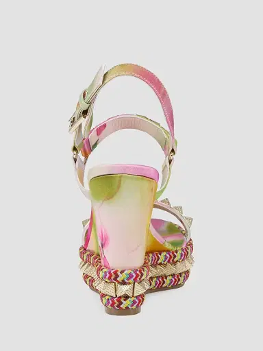 Christian Louboutin Women's Pyra Clou 110MM Sandals - Size 12 | Thumbnail 3
