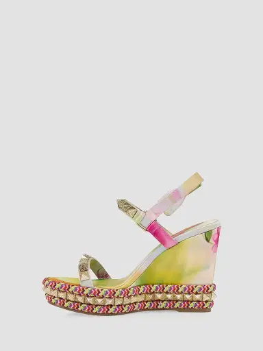 Christian Louboutin Women's Pyra Clou 110MM Sandals - Size 12 | Thumbnail 4