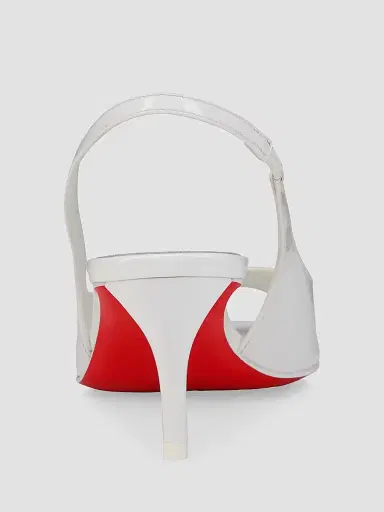 Christian Louboutin Women's Sofia Z 60MM Sandals - Bianco - Size 10 | Thumbnail 3
