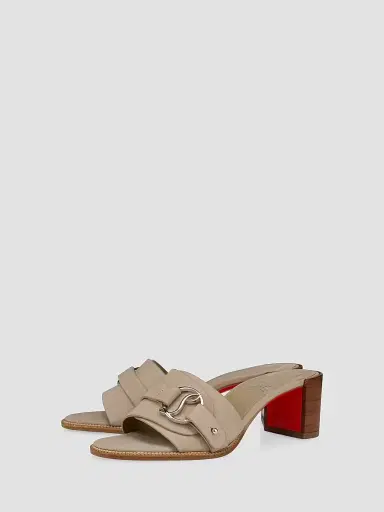 Christian Louboutin Women's Her in Roma 55MM Mules - Saharienne | Thumbnail 2