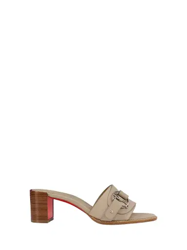 Christian Louboutin Women's Her in Roma 55MM Mules - Saharienne | Thumbnail 1