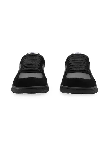 Burberry Men's Checked Leather Low-Top Sneakers - Black - Size 13 | Thumbnail 2 Burberry Men's Checked Leather Low-Top Sneakers - Black - Size 13 | Thumbnail 2
