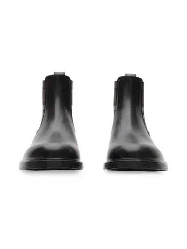 Burberry Men's Pembroke Leather Boots | Thumbnail 2 Burberry Men's Pembroke Leather Boots | Thumbnail 2