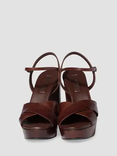 Miu Miu Women's Leather Platform Sandals | Thumbnail 2 Miu Miu Women's Leather Platform Sandals | Thumbnail 2