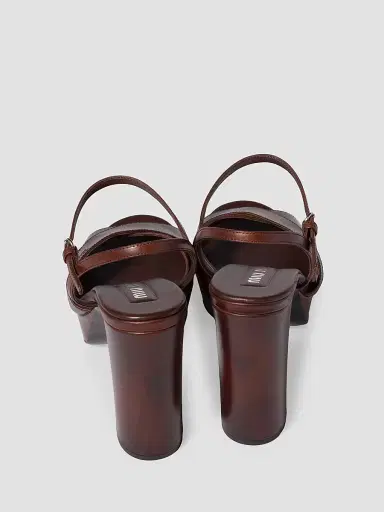 Miu Miu Women's Leather Platform Sandals | Thumbnail 3 Miu Miu Women's Leather Platform Sandals | Thumbnail 3