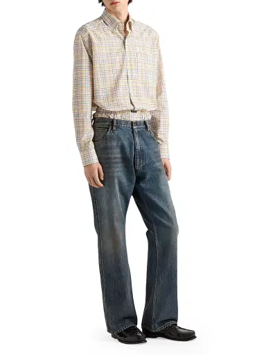 Prada Men's Cotton Shirt | Thumbnail 2