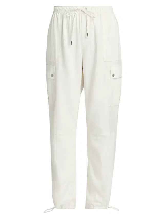 Cinq à Sept Women's Crislin Linen-Cotton Drawstring Cargo Pants -
