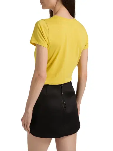 Marc Jacobs Women's Femme Slim-Fit T-Shirt - Yellow Multi - Size XS | Thumbnail 5 Marc Jacobs Women's Femme Slim-Fit T-Shirt - Yellow Multi - Size XS | Thumbnail 5
