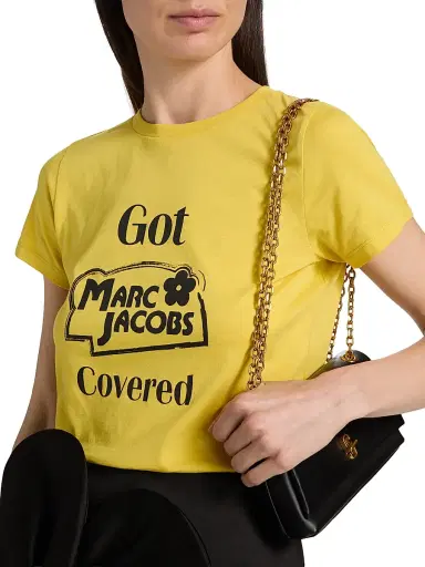 Marc Jacobs Women's Femme Slim-Fit T-Shirt - Yellow Multi - Size XS | Thumbnail 6 Marc Jacobs Women's Femme Slim-Fit T-Shirt - Yellow Multi - Size XS | Thumbnail 6