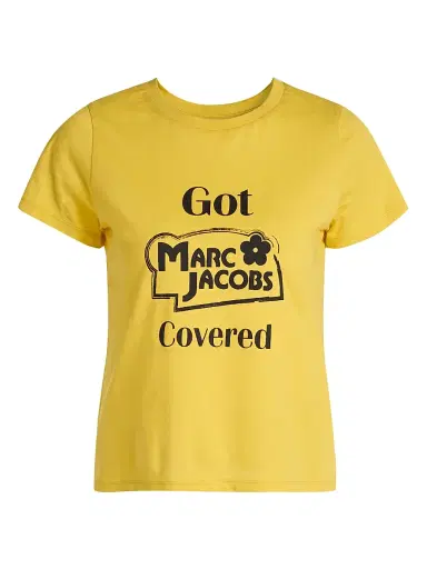 Marc Jacobs Women's Femme Slim-Fit T-Shirt - Yellow Multi - Size XS | Thumbnail 1 Marc Jacobs Women's Femme Slim-Fit T-Shirt - Yellow Multi - Size XS | Thumbnail 1