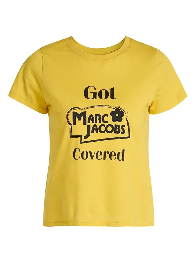 Marc Jacobs Women's Femme Slim-Fit T-Shirt - Yellow Multi
