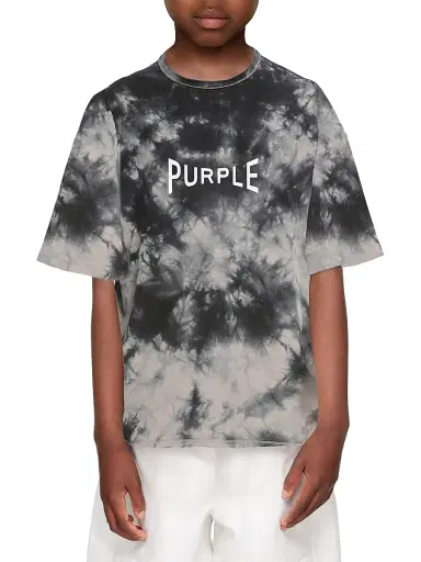 Purple Brand Little Boy's & Boy's Logo Tie-Dye T-Shirt - Grey | Thumbnail 1 Purple Brand Little Boy's & Boy's Logo Tie-Dye T-Shirt - Grey | Thumbnail 1