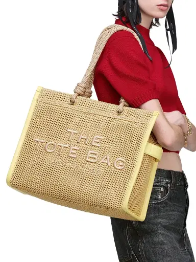 Marc Jacobs Women's The Woven Rope Large Tote Bag - Natural | Thumbnail 2