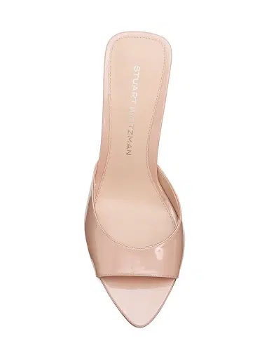 Stuart Weitzman Women's Lexington 85MM Patent Leather Mules - Blushful - Size 9.5 | Thumbnail 5 Stuart Weitzman Women's Lexington 85MM Patent Leather Mules - Blushful - Size 9.5 | Thumbnail 5