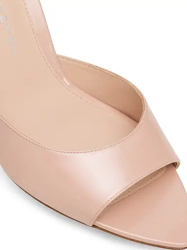Stuart Weitzman Women's Lexington 85MM Patent Leather Mules - Blushful - Size 9.5 | Thumbnail 6 Stuart Weitzman Women's Lexington 85MM Patent Leather Mules - Blushful - Size 9.5 | Thumbnail 6
