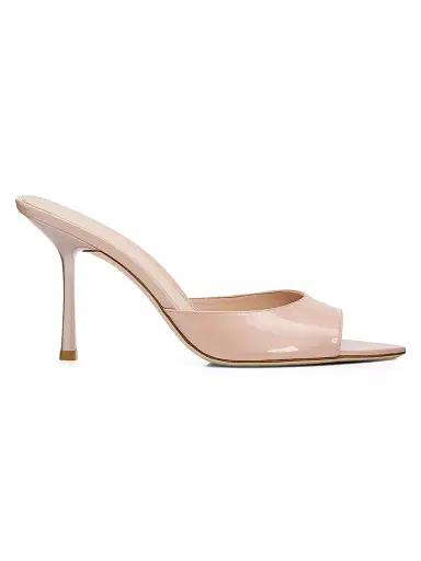 Stuart Weitzman Women's Lexington 85MM Patent Leather Mules - Blushful - Size 9.5 | Thumbnail 1 Stuart Weitzman Women's Lexington 85MM Patent Leather Mules - Blushful - Size 9.5 | Thumbnail 1