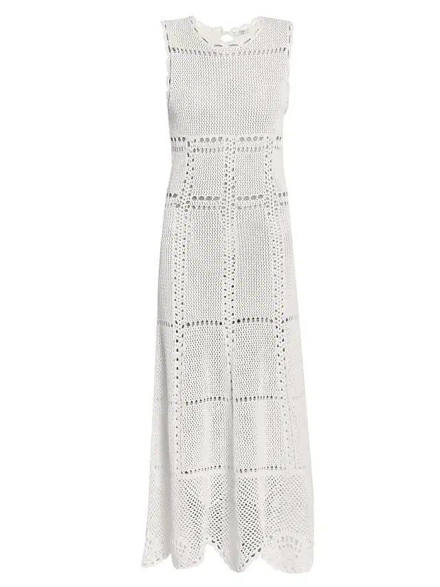 Erdem Women's Cotton Crochet Maxi Dress -