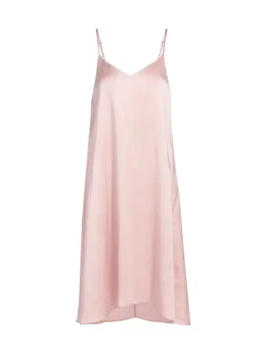 Papinelle Women's Audrey Silk Slip Nightie - Pink - Size Small | Thumbnail 1 Papinelle Women's Audrey Silk Slip Nightie - Pink - Size Small | Thumbnail 1