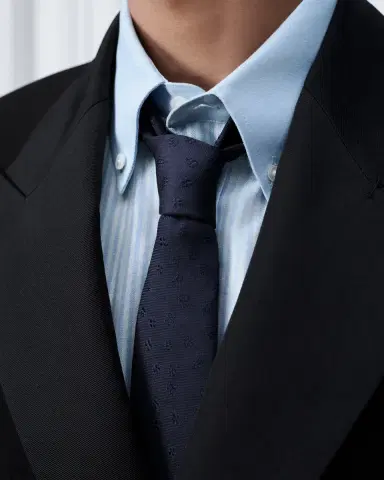 Dior Tie with Clover Motif | Thumbnail 4