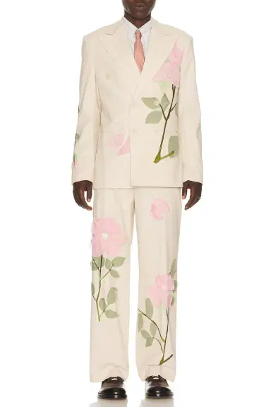 KidSuper Flower Applique Suit Trouser | Thumbnail 4 KidSuper Flower Applique Suit Trouser | Thumbnail 4