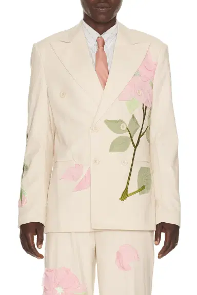 KidSuper Flower Applique Suit Blazer | Thumbnail 1 KidSuper Flower Applique Suit Blazer | Thumbnail 1