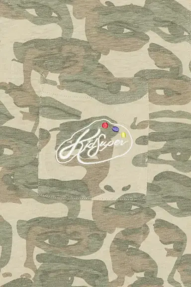 KidSuper Face Camo Short Sleeve Shirt | Thumbnail 5