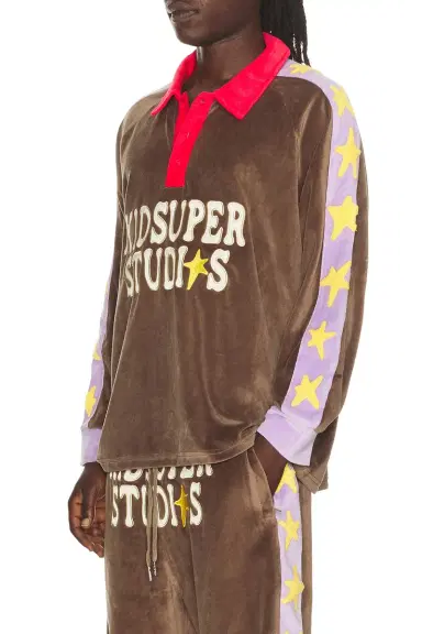 KidSuper Velour Stars Rugby | Thumbnail 2