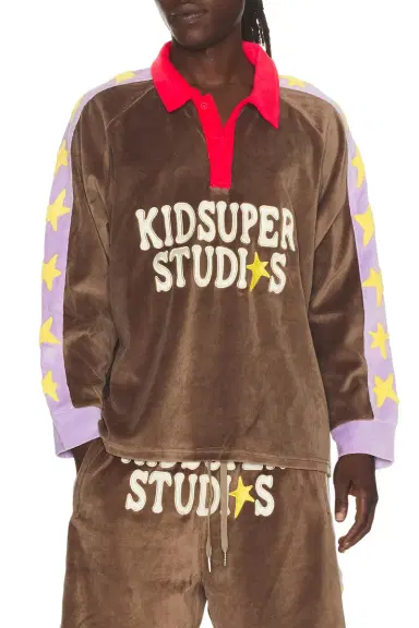 KidSuper Velour Stars Rugby | Thumbnail 1