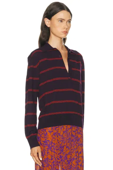 Dries Van Noten Tuno Polo Top | Thumbnail 2