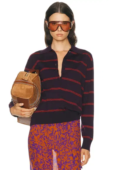 Dries Van Noten Tuno Polo Top | Thumbnail 1