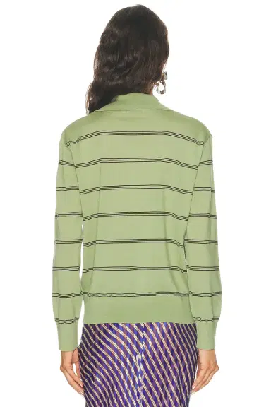 Dries Van Noten Tuno Polo Top | Thumbnail 3