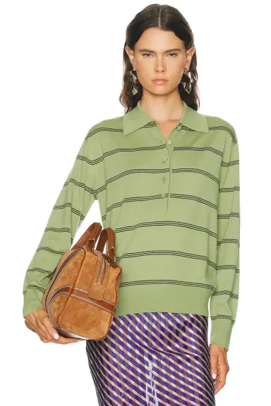 Dries Van Noten Tuno Polo Top | Thumbnail 1