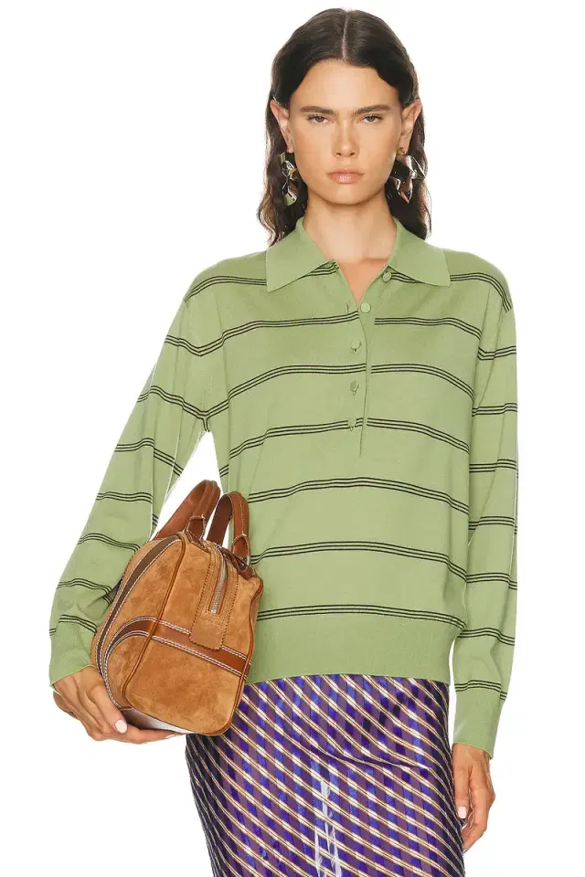 Dries Van Noten Tuno Polo Top