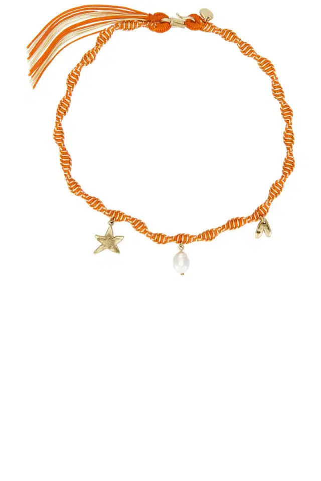 Alemais Calypso Macrame Charm Necklace